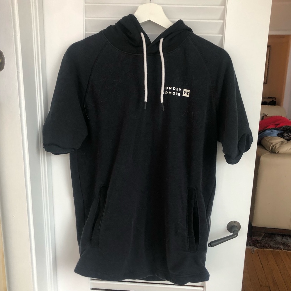 Under Armour Black Short Sleeve #Hoodie